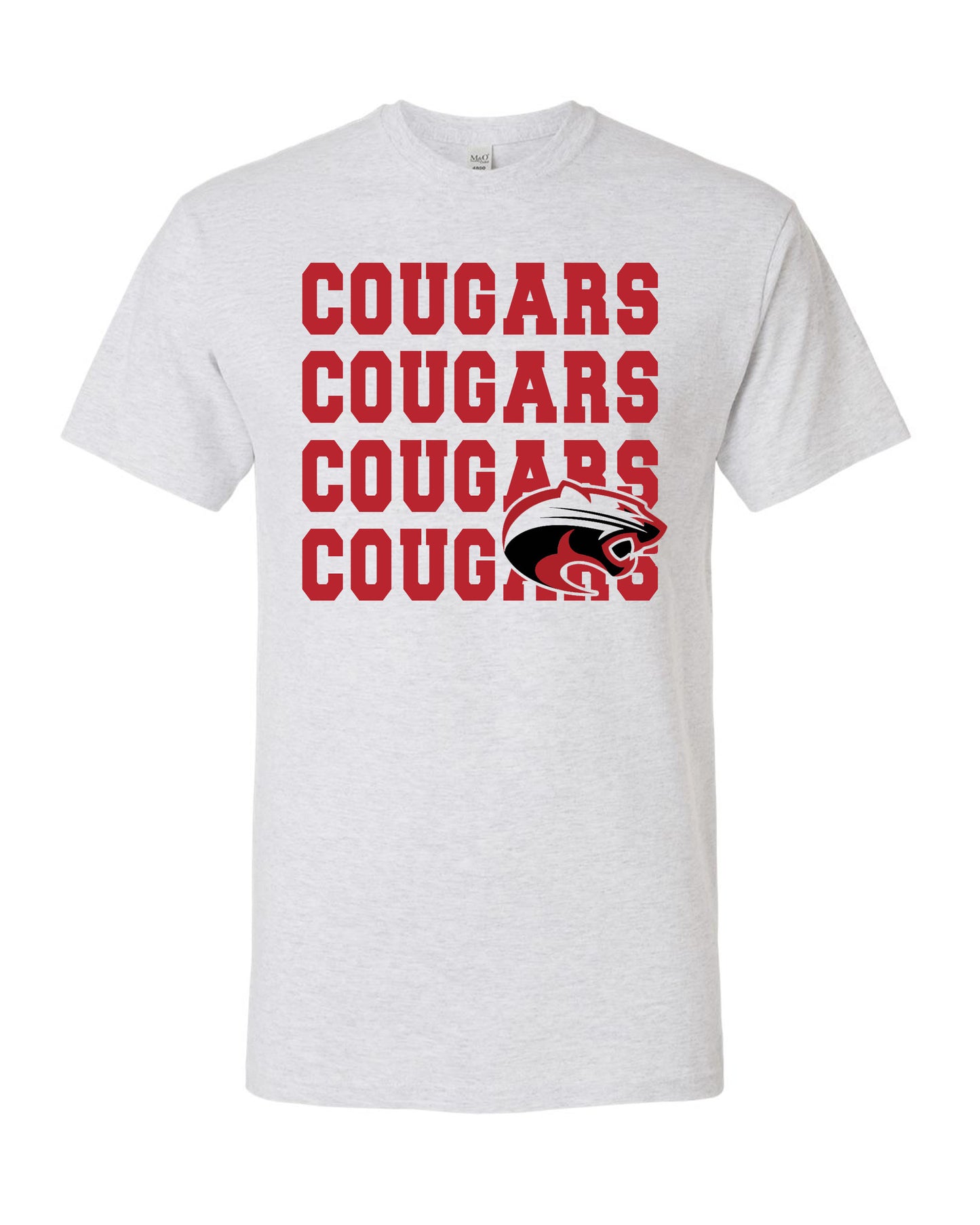 Tshirt - Bold Repeat Cougars