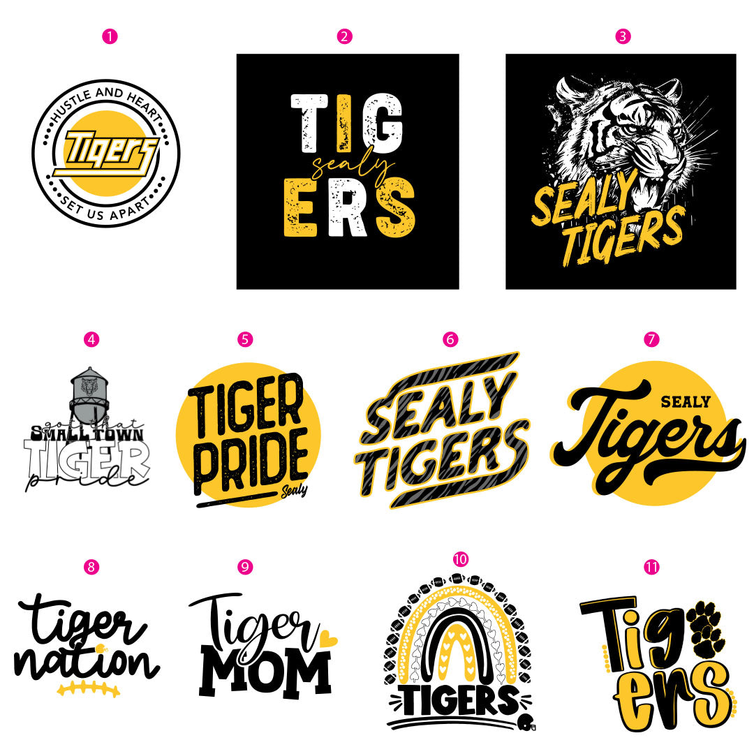 Tigers Spirit Wear T-shirts