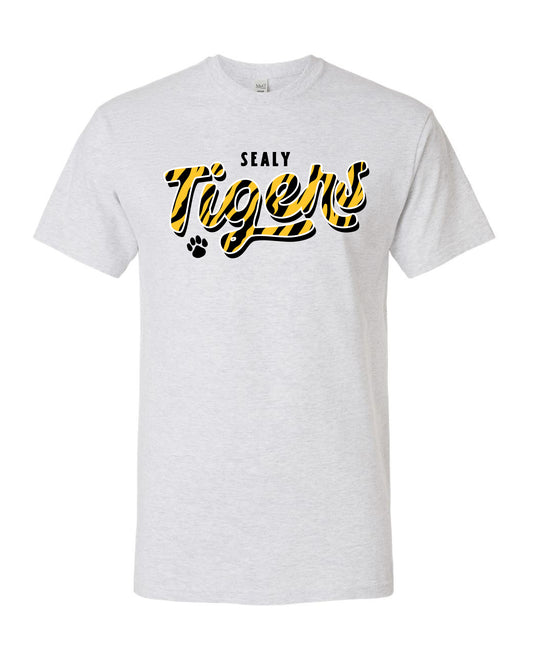 Tshirt - Tiger Stripe Script