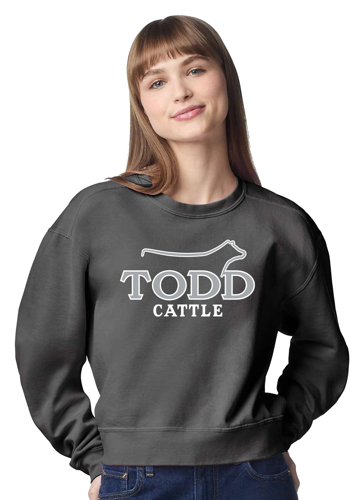 1566L Comfort Colors Women’s Mid-Length Crewneck Sweatshirt