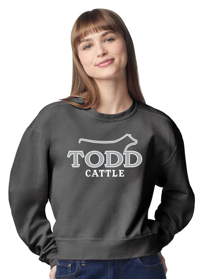1566L Comfort Colors Women’s Mid-Length Crewneck Sweatshirt