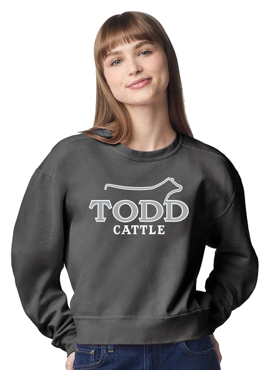 1566L Comfort Colors Women’s Mid-Length Crewneck Sweatshirt