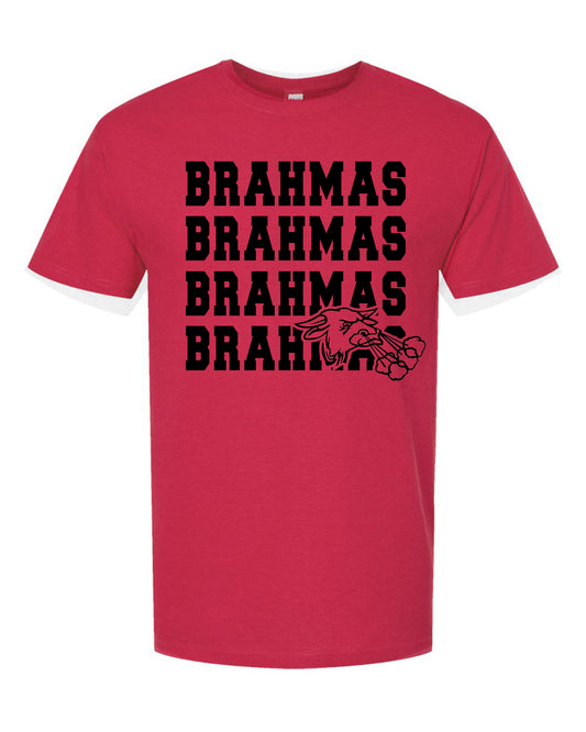 Tshirt - Bold Repeat Brahmas