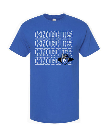 Tshirt -  Bold Repeat Knights