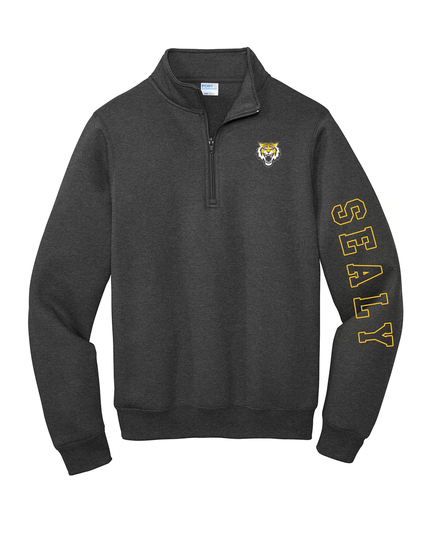 Tshirt - Sealy Tiger Logo 1/4 Zip Fleece