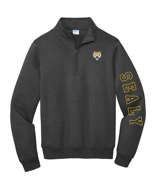 Tshirt - Sealy Tiger Logo 1/4 Zip Fleece