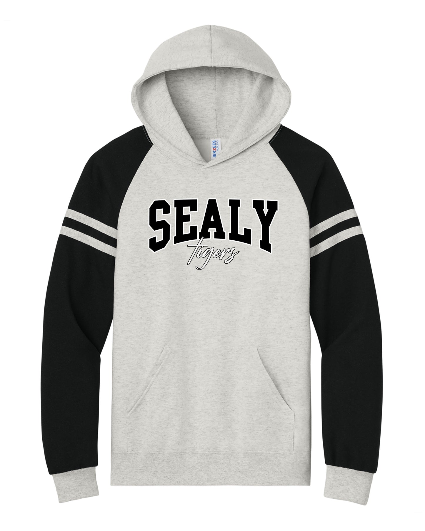 Tshirt - Sealy Tigers Varsity Colorblock Hooded Sweatshirt