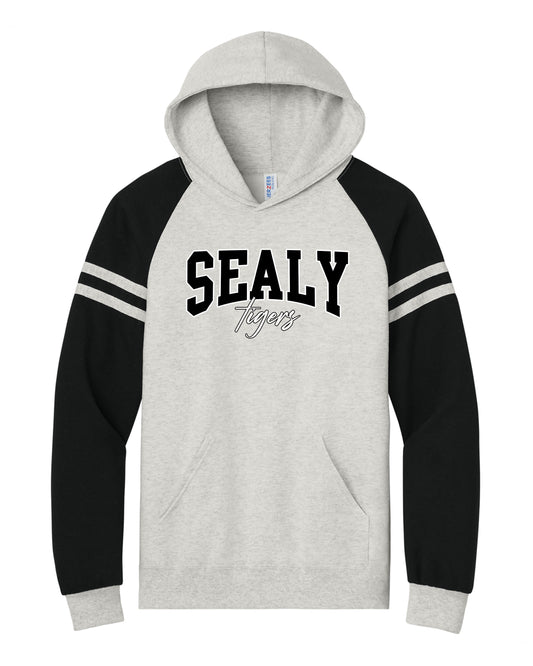 Tshirt - Sealy Tigers Varsity Colorblock Hooded Sweatshirt
