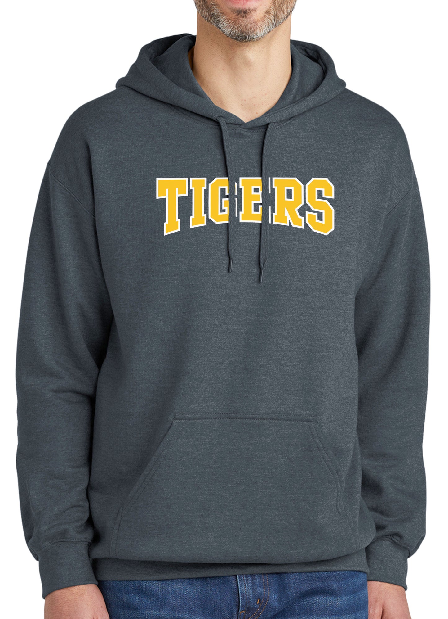 Tigers Tackle Twill  Pullover Hooded Sweatshirt
