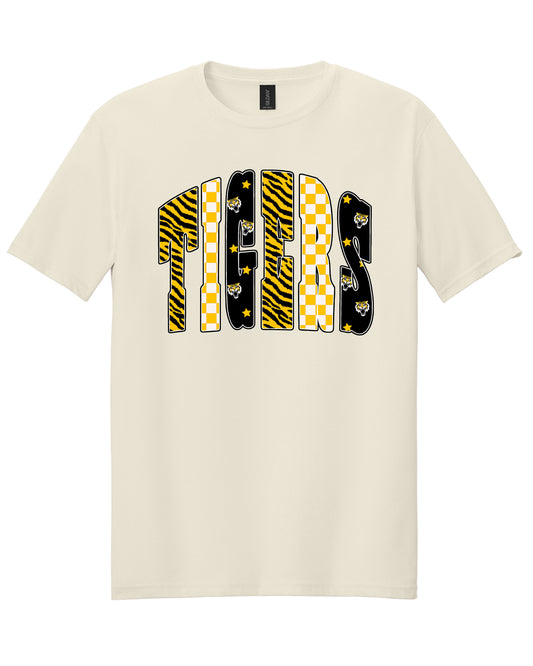 Tshirt - Tigers Letter Patterns