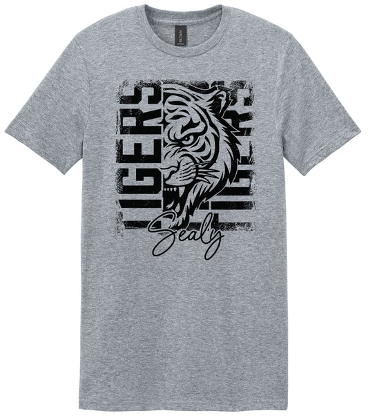 Unisex Distressed Tigers Tshirt