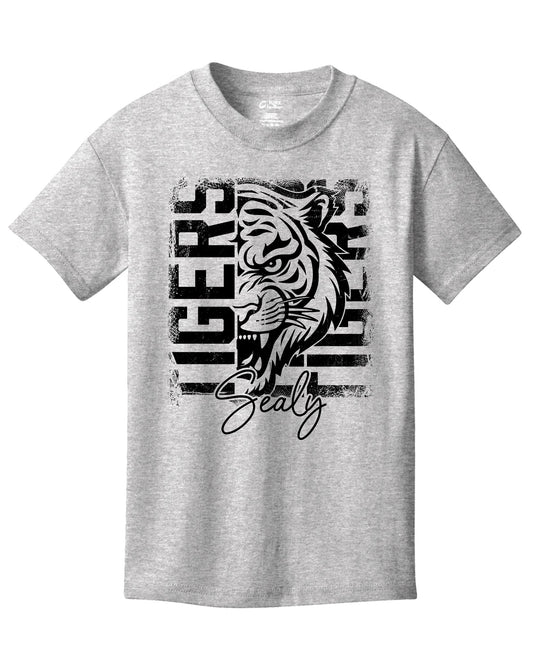 Youth Distressed Tigers Tshirt